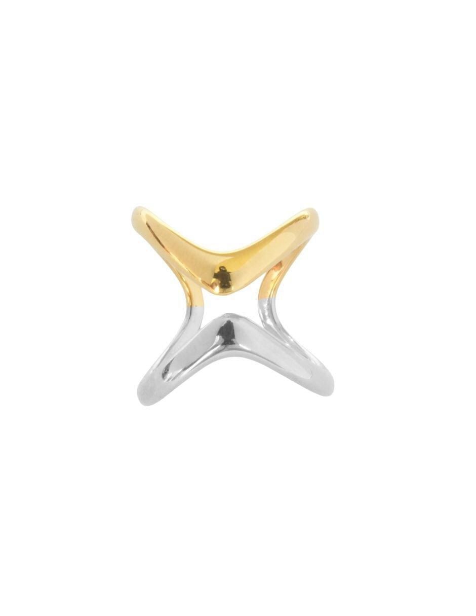 Anillo de mariposa brillante