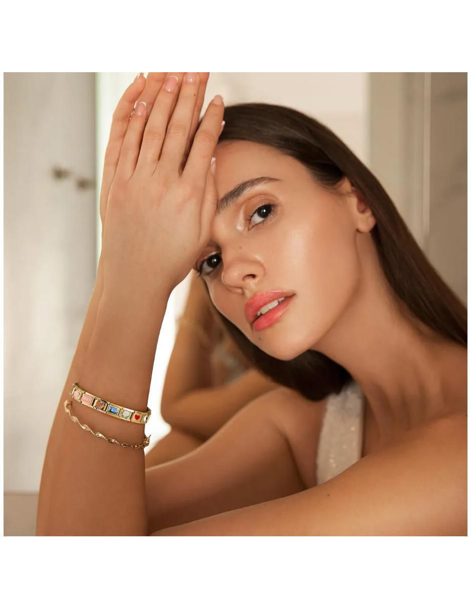 Set de brazalete acabado brillante