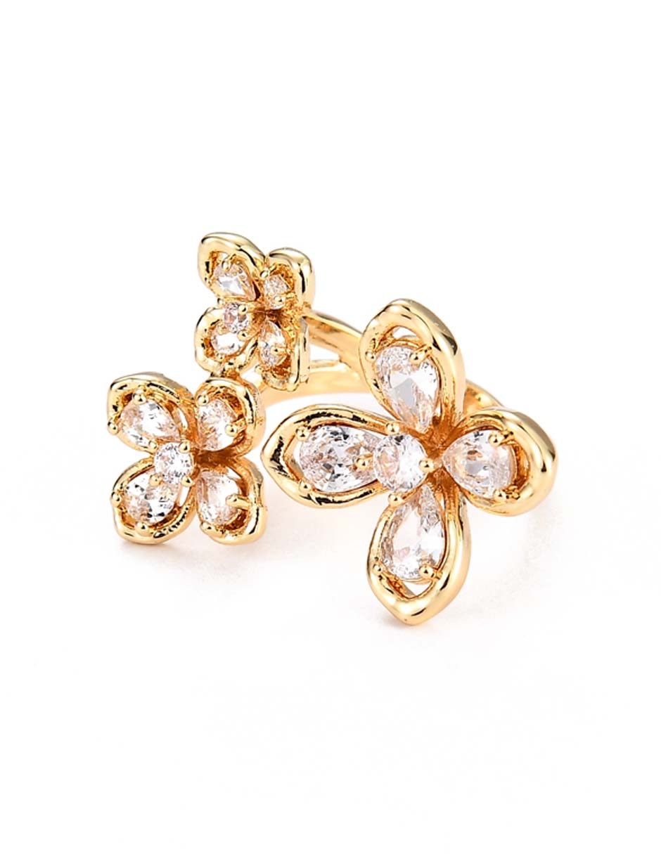 Anillo de flor cristal Anillo de flor cristal