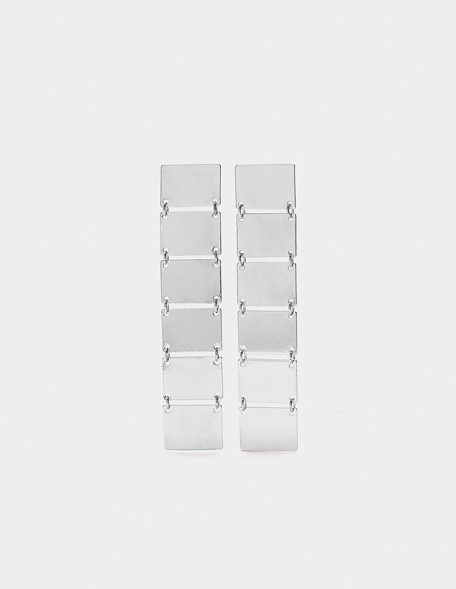 Aretes largos rectangulares Aretes largos rectangulares