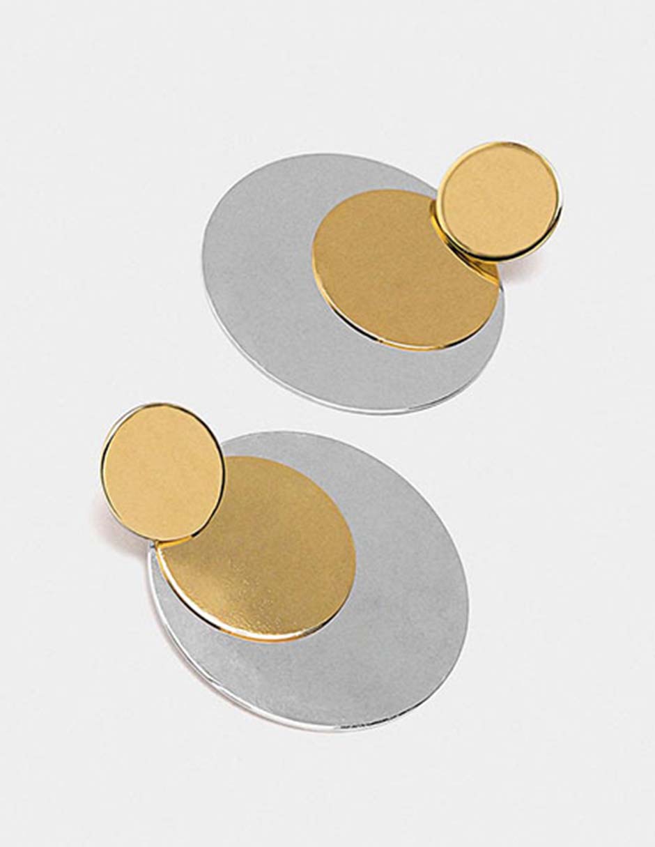 Aretes largos Parfois con acabado brillante