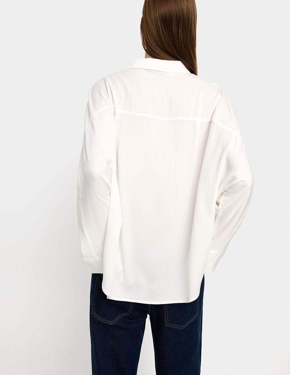 Camisa Parfois manga larga para mujer