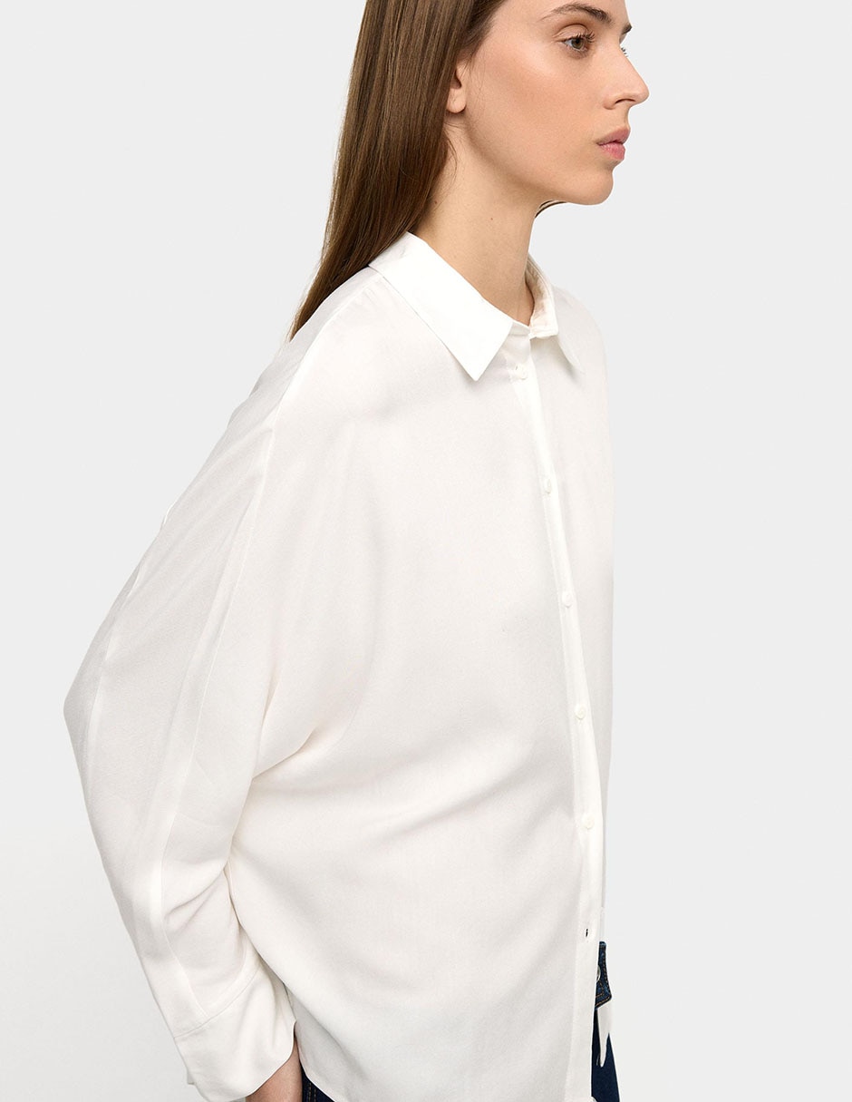 Camisa Parfois manga larga para mujer