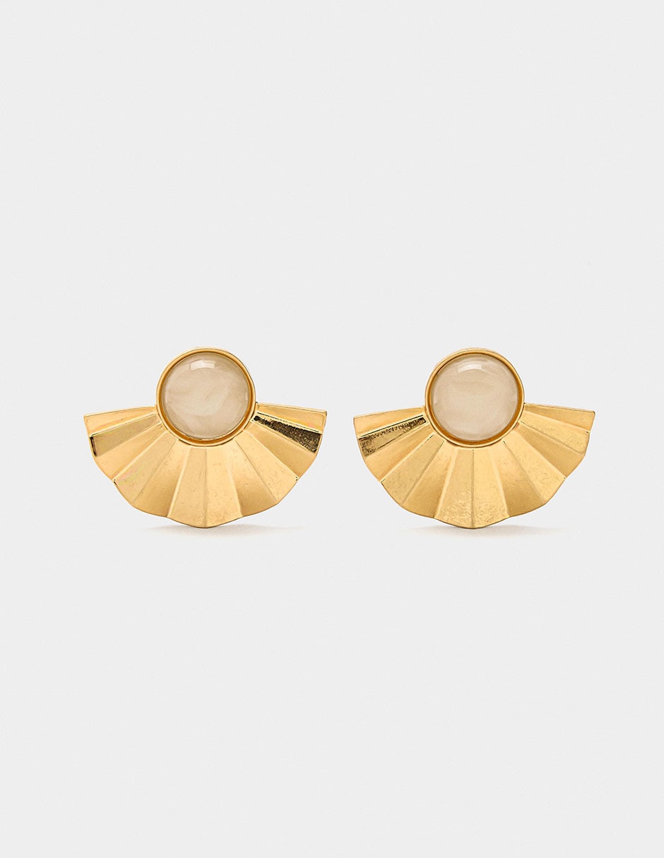Aretes cortos Golden Basics Extra
