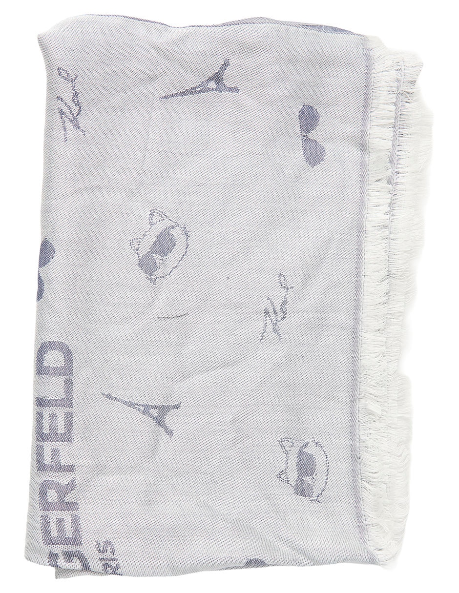 Pashmina "con estampado" liso "de" viscosa "para mujer" 4