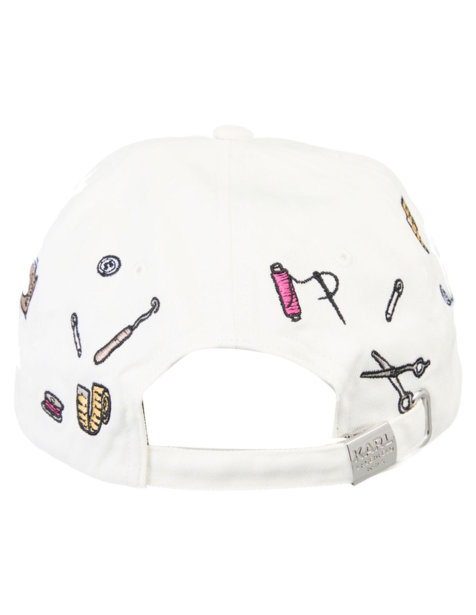 Gorra visera curva hebilla casual para mujer