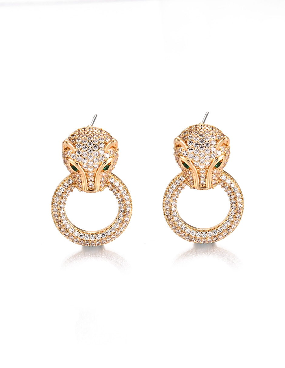 Aretes con acabado brillante