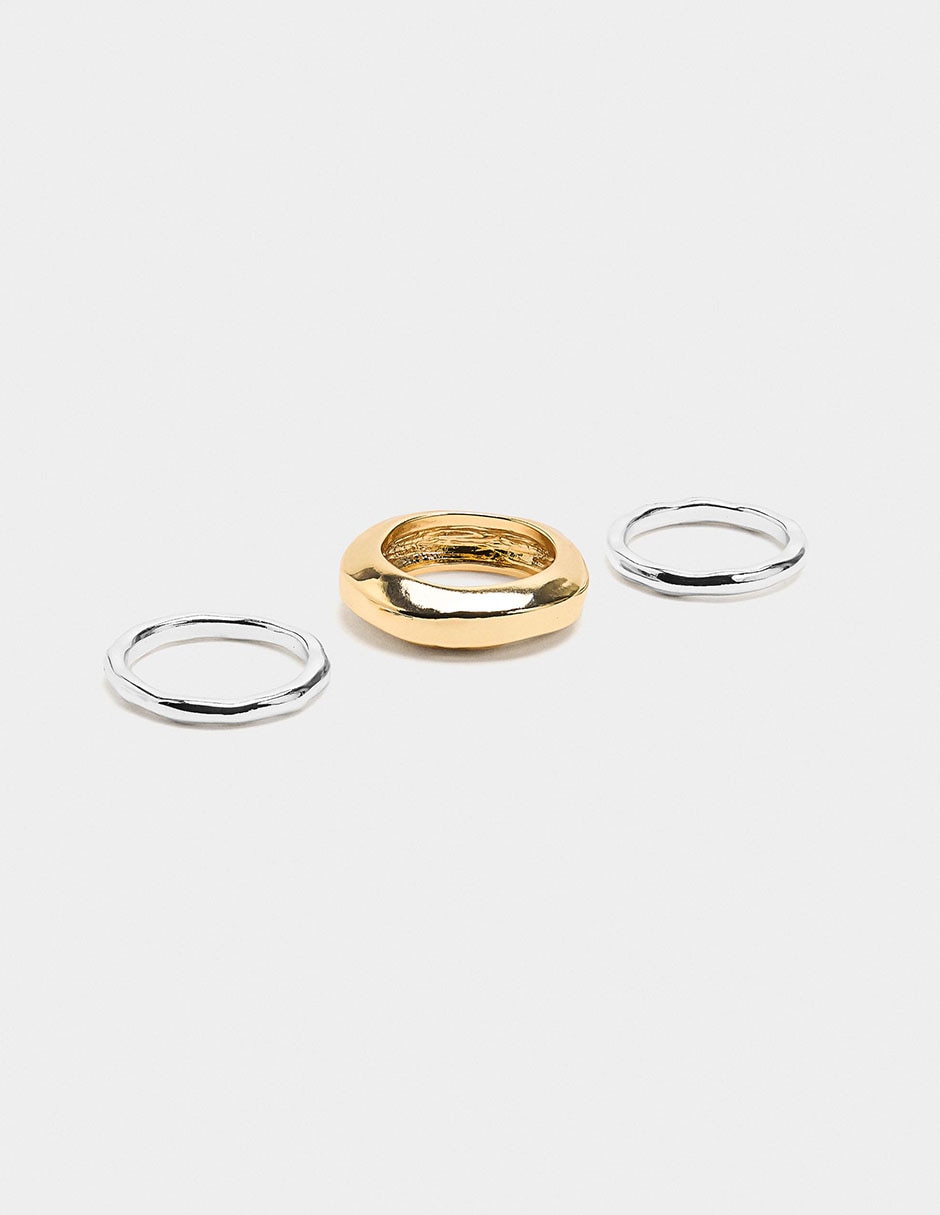 Anillo Silver Not So Basic 3