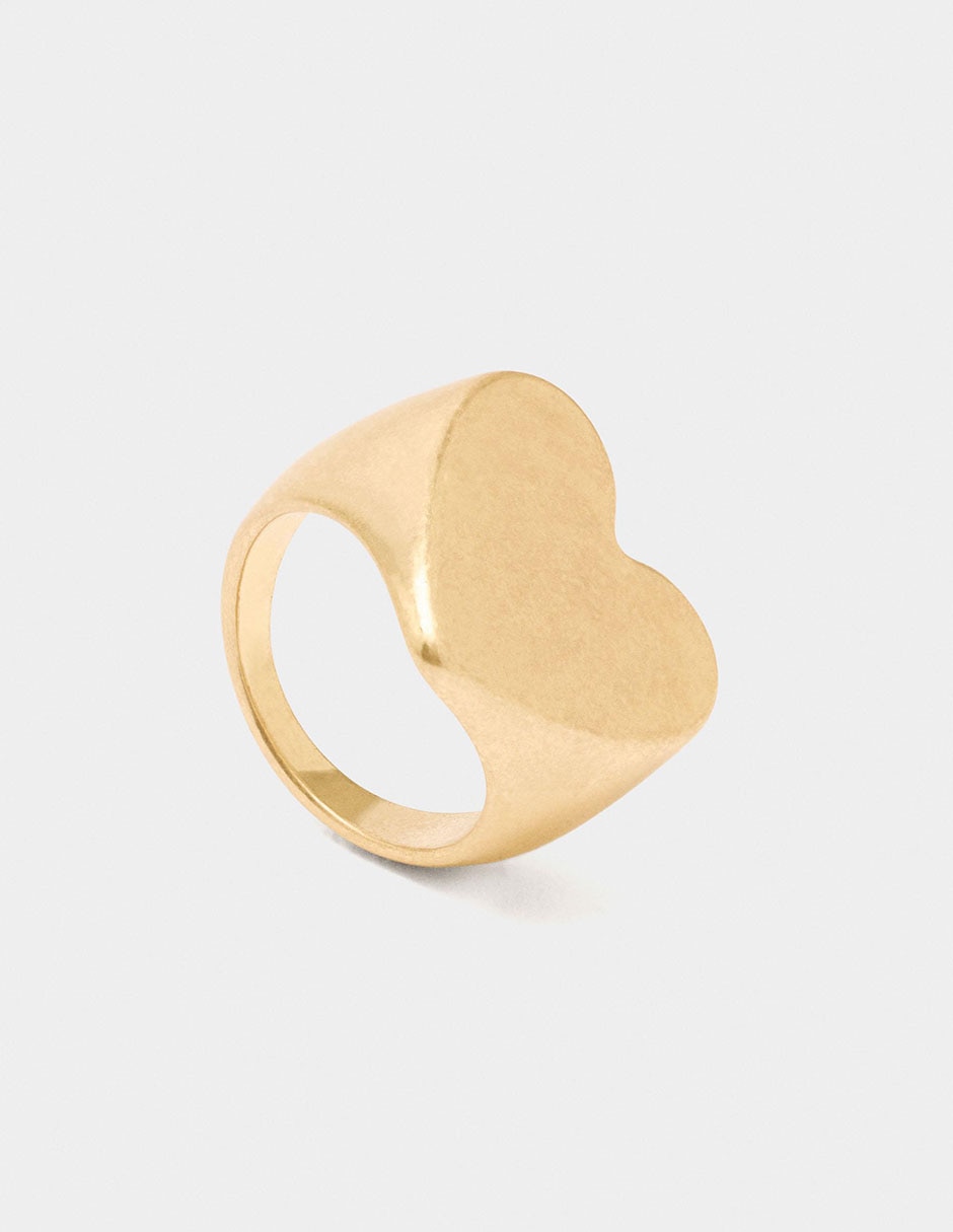 Anillo de corazón Golden Basics 2