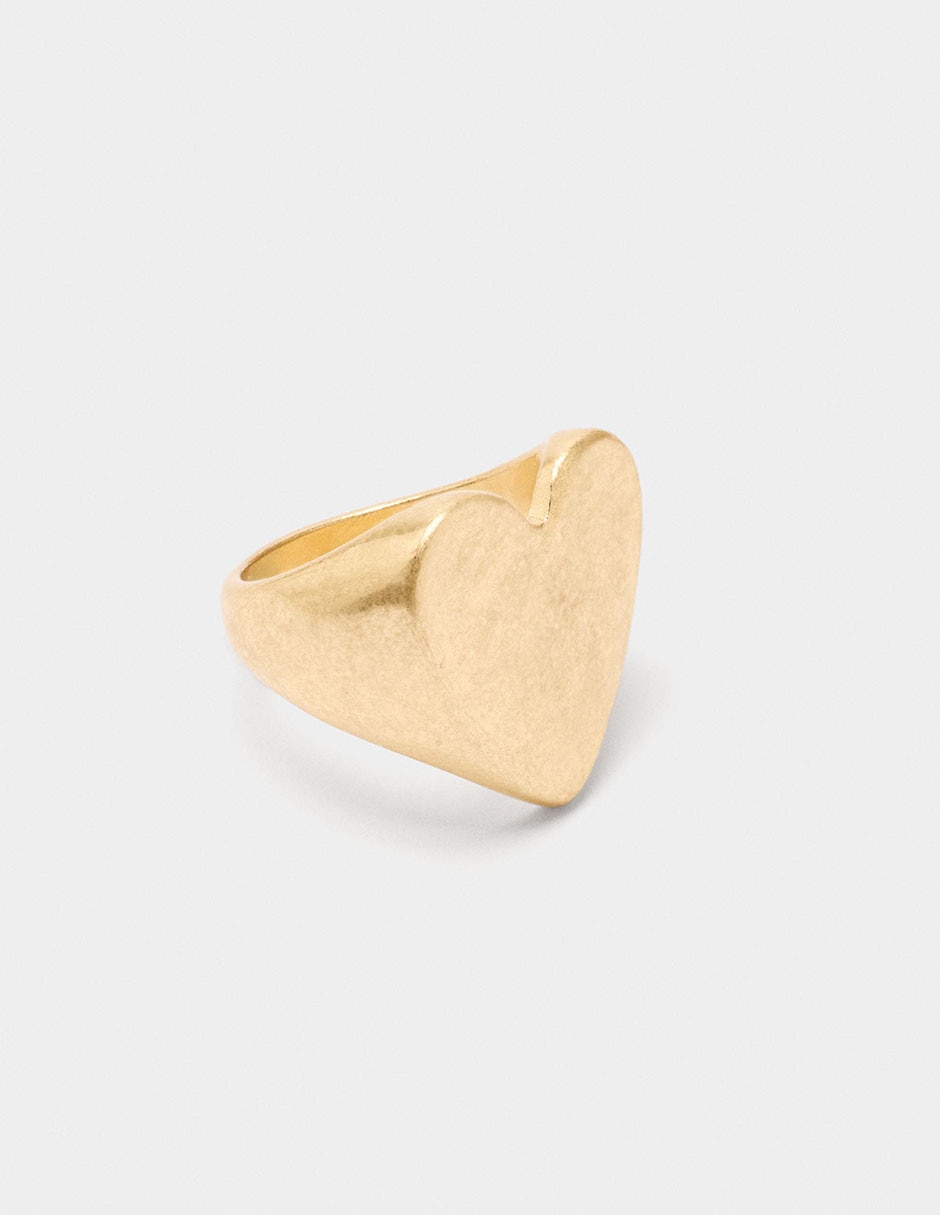 Anillo de corazón Golden Basics 3