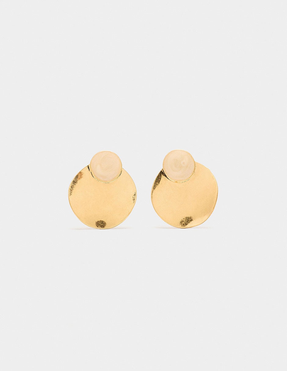 Aretes Golden Basics Extra perla 1