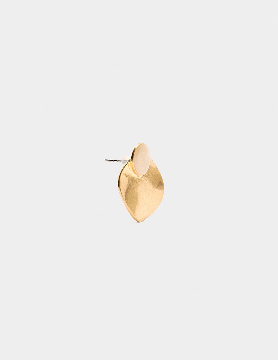 Aretes Golden Basics Extra perla 2
