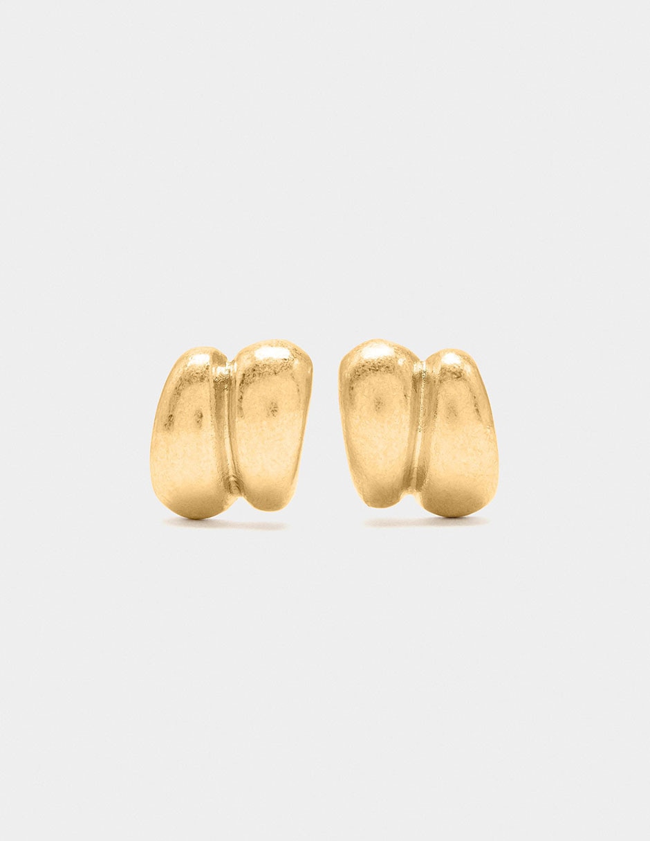 Aretes Golden Basics perla 1