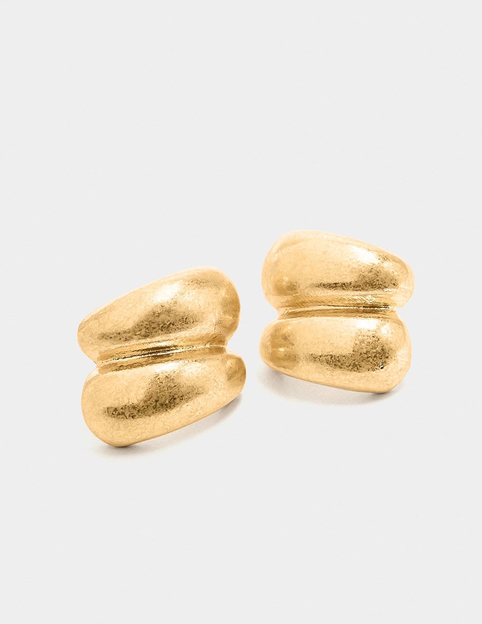Aretes Golden Basics perla 2