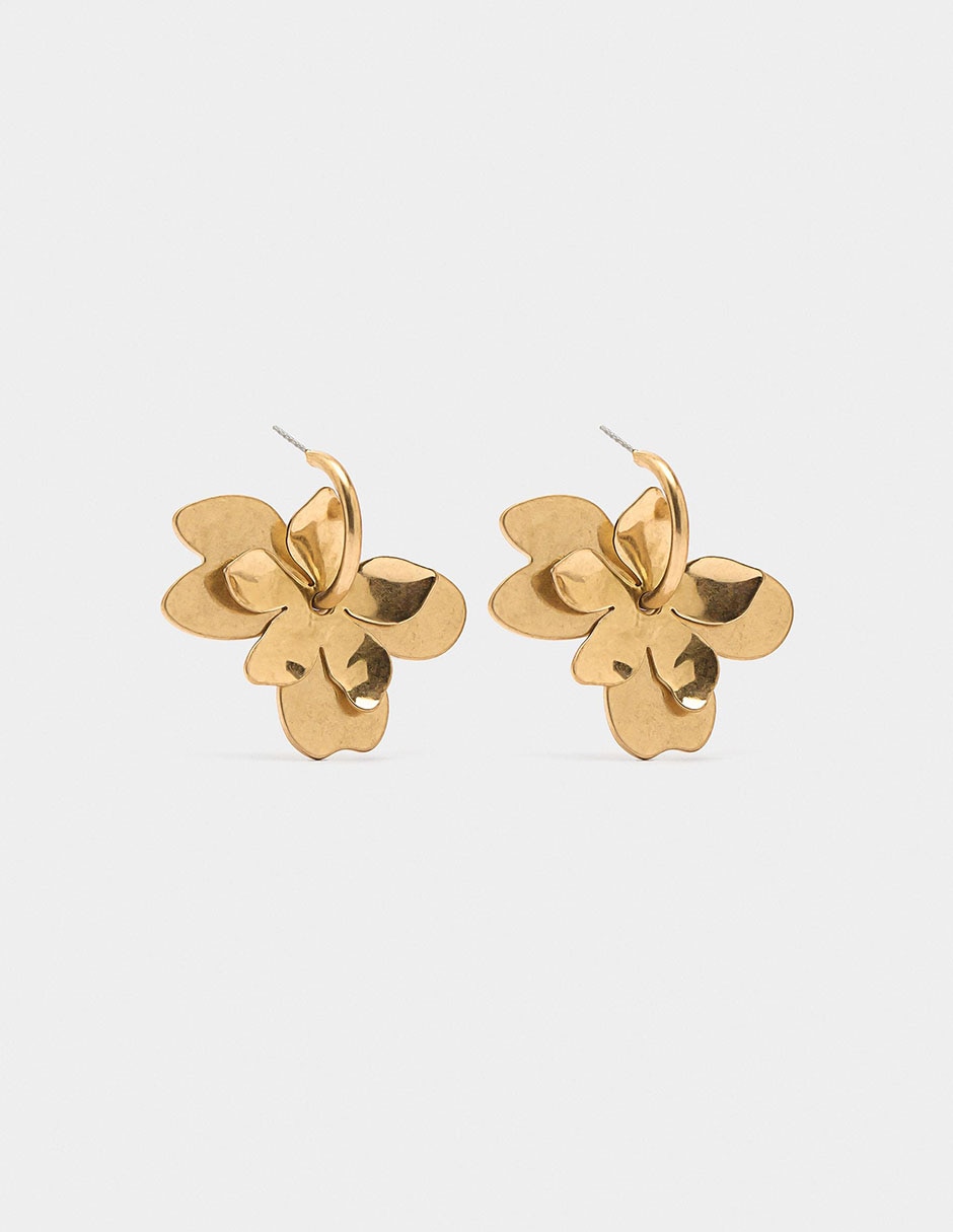 Aretes Golden Basics perla 1
