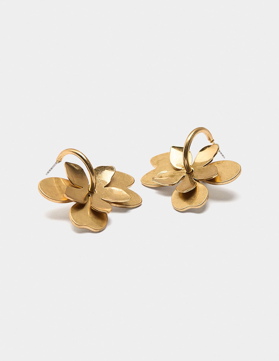 Aretes Golden Basics perla 2