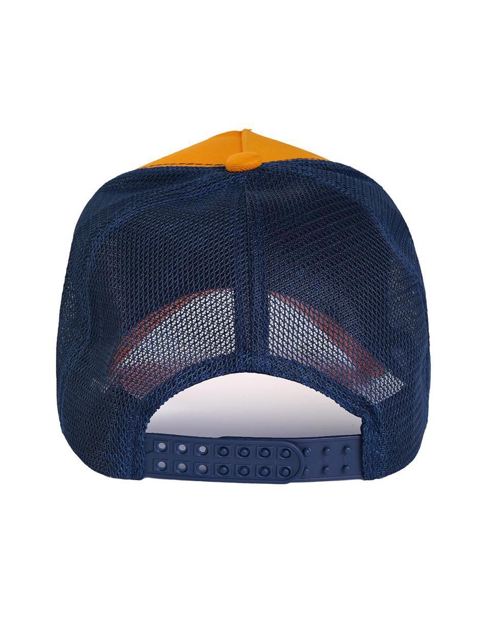 Gorra visera curva broche casual Flor de cempasuchil para adulto 4