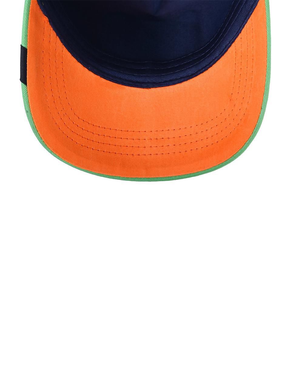 Gorra visera curva broche casual Flor de cempasuchil para adulto 5