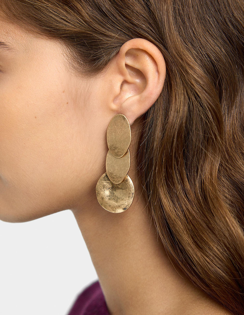 Aretes con acabado brillante 3