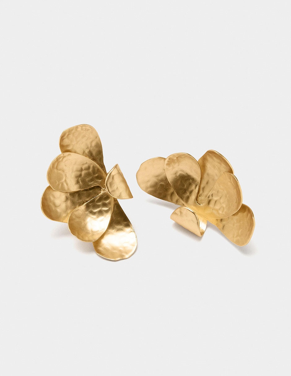 Aretes Parfois Golden Delicates con acabado liso