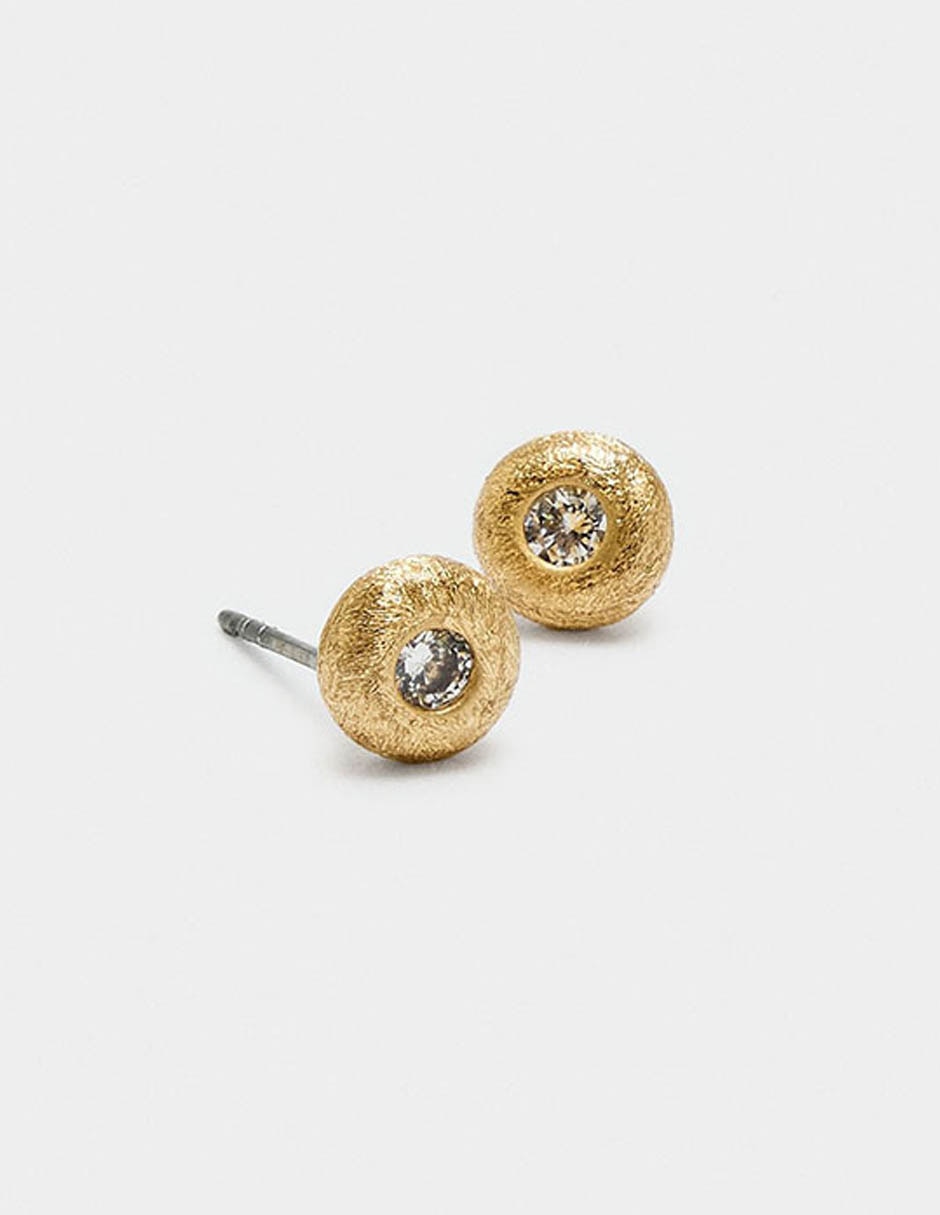 Aretes de globo Parfois Golden Delicates
