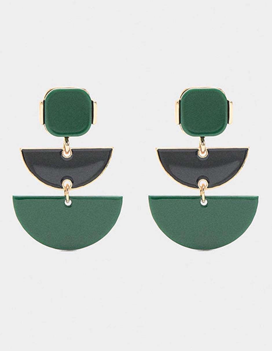 Aretes Funky Harmony con acabado liso Aretes Funky Harmony con acabado liso
