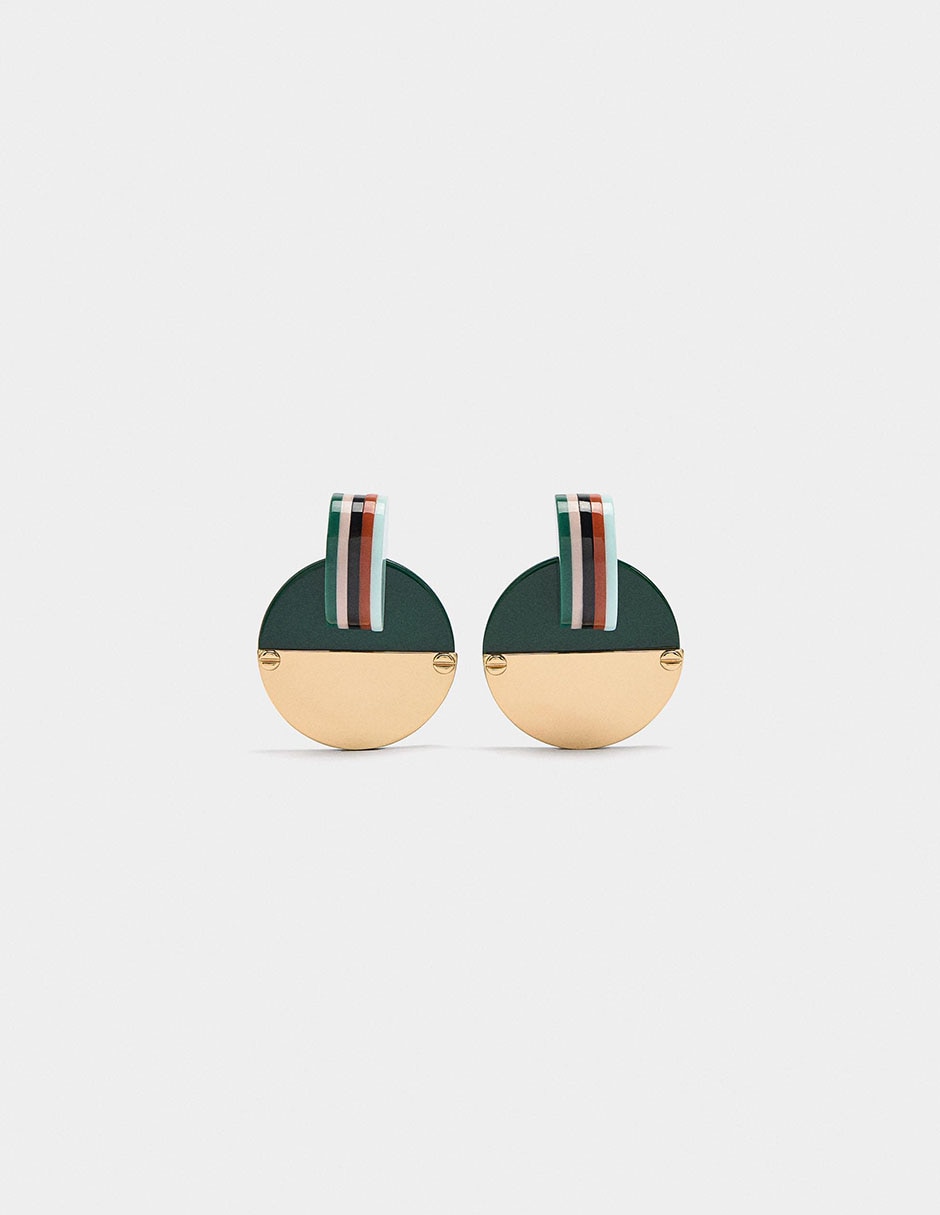 Aretes cortos circulares Funky Harmony Aretes cortos circulares Funky Harmony
