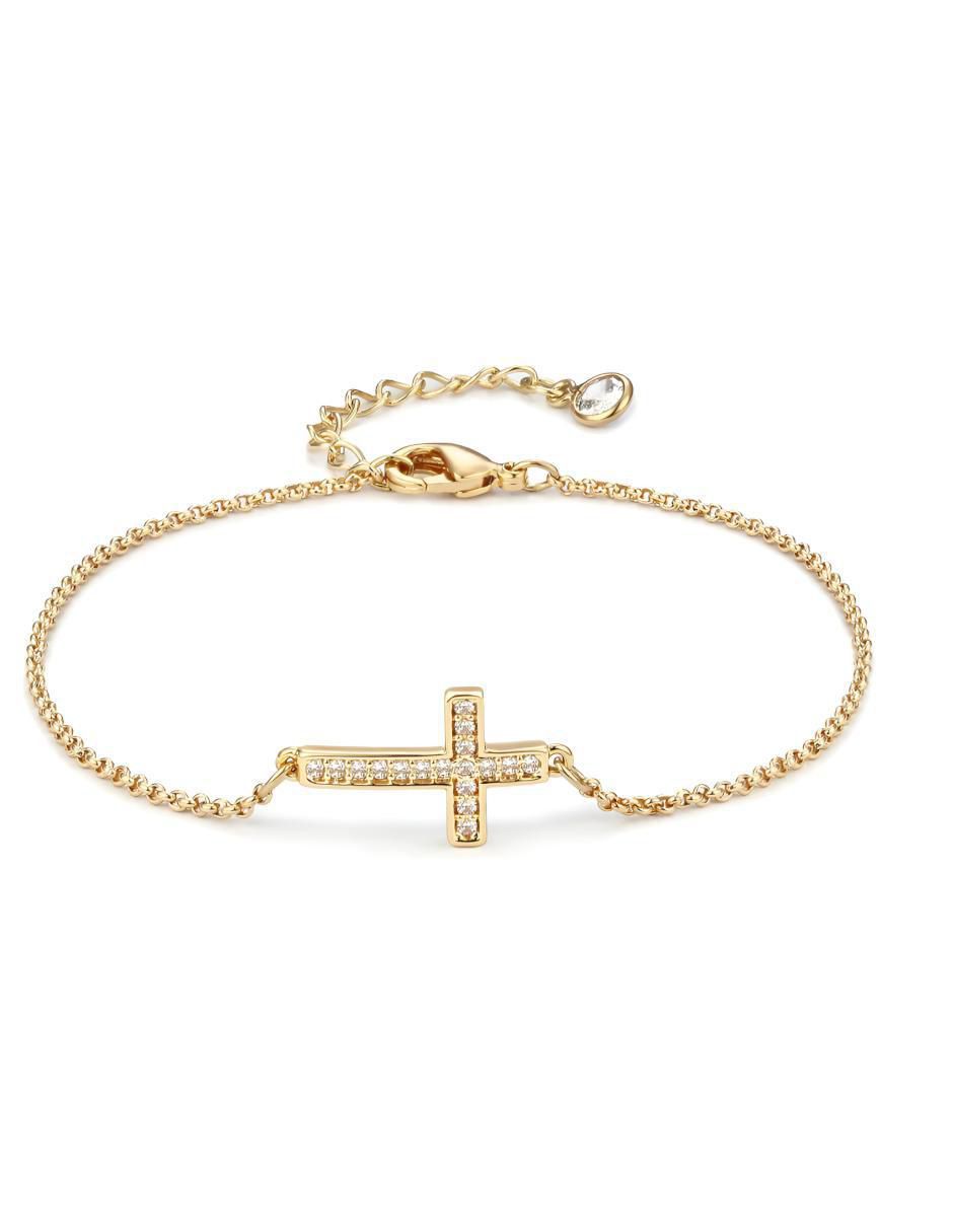 Pulsera de plata con zirconia P 925 acabado brillante Pulsera de plata con zirconia P 925 acabado brillante