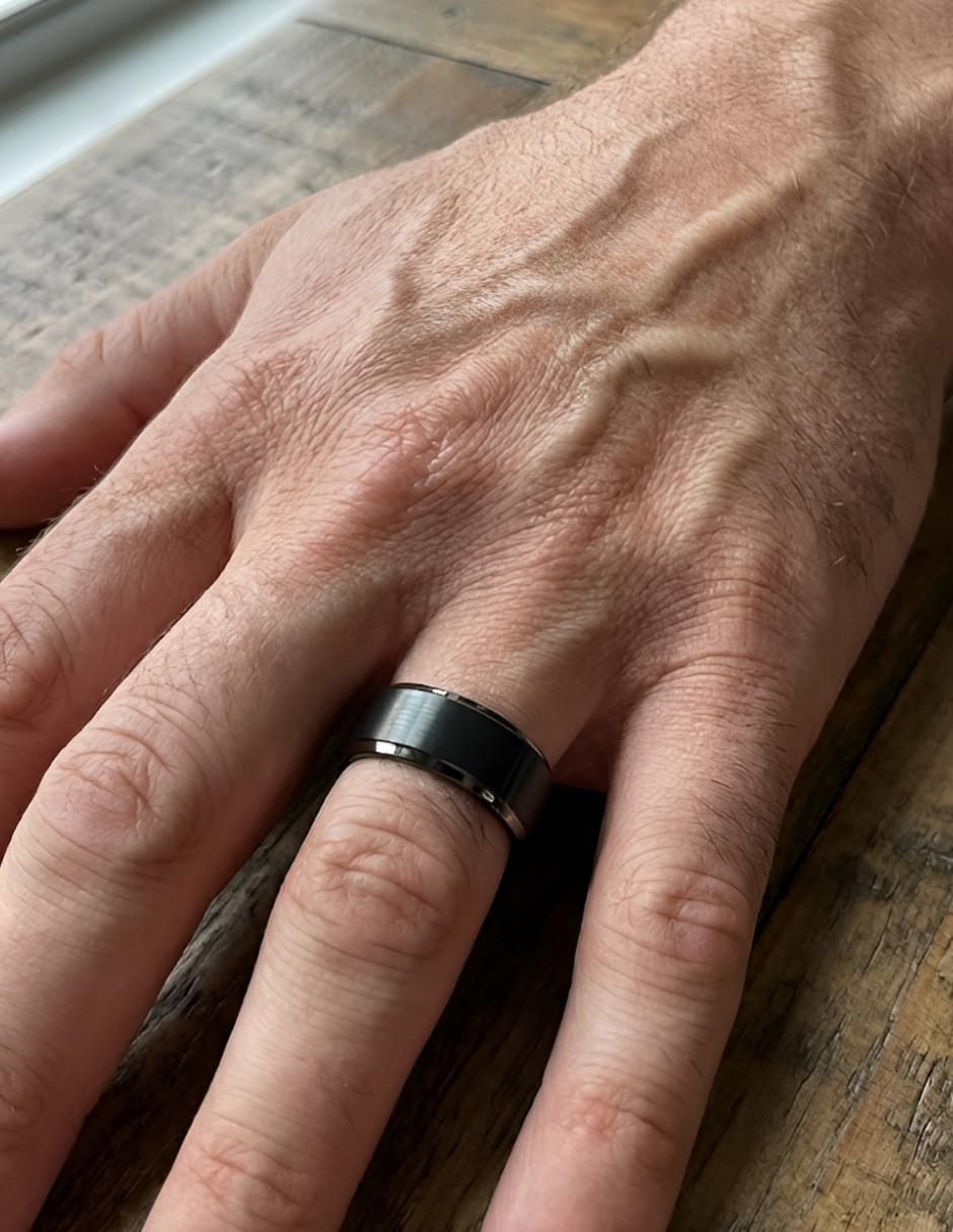 Anillo redondo liso 6