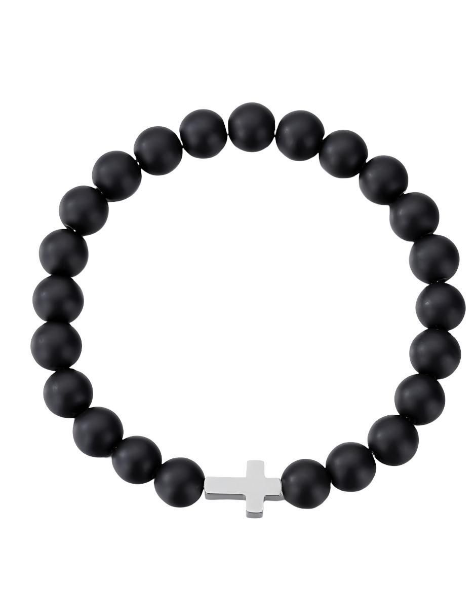 Pulsera con obsidiana acabado brillante 3