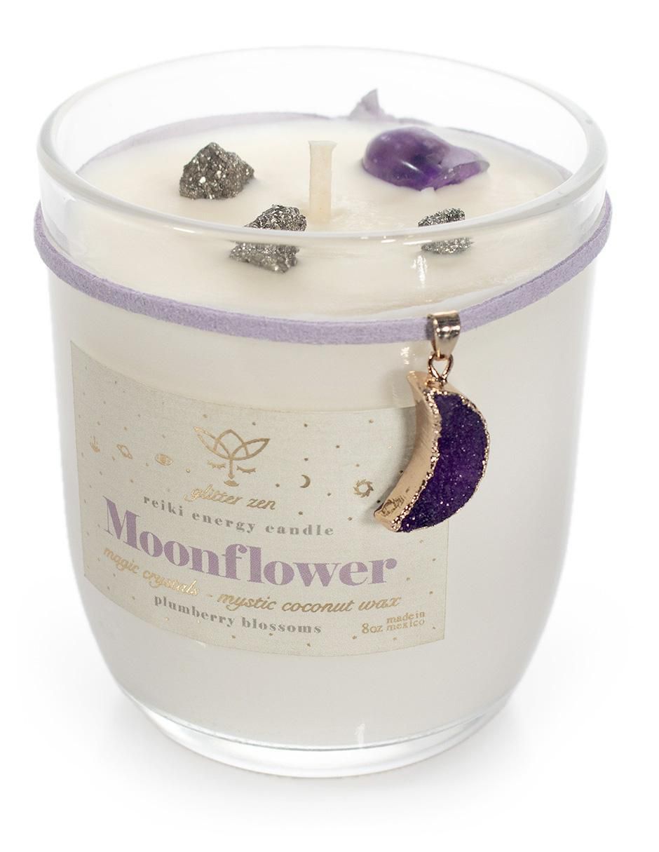 Kit de vela Glitter Zen Mystic Bundles 3 piezas aroma blackberry cedar