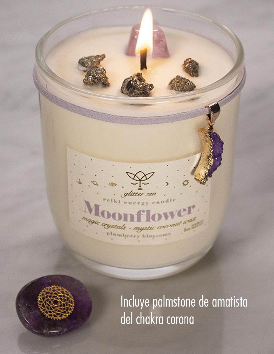 Kit de vela Glitter Zen Mystic Bundles 3 piezas aroma blackberry cedar