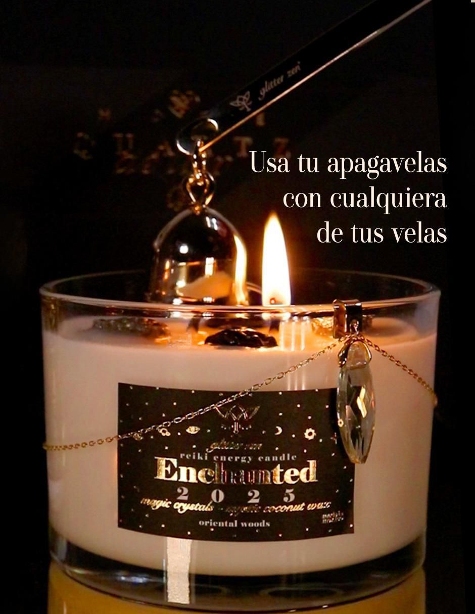 Kit de vela Glitter Zen Mystic Bundles 3 piezas aroma blackberry cedar