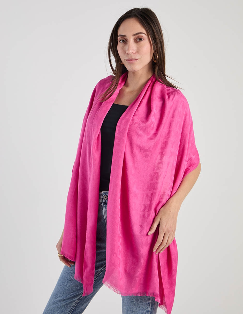Pashmina con estampado logo para mujer Pashmina con estampado logo para mujer