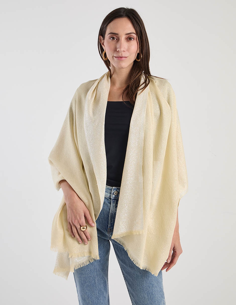 Pashmina con estampado jaspeado para mujer Pashmina con estampado jaspeado para mujer