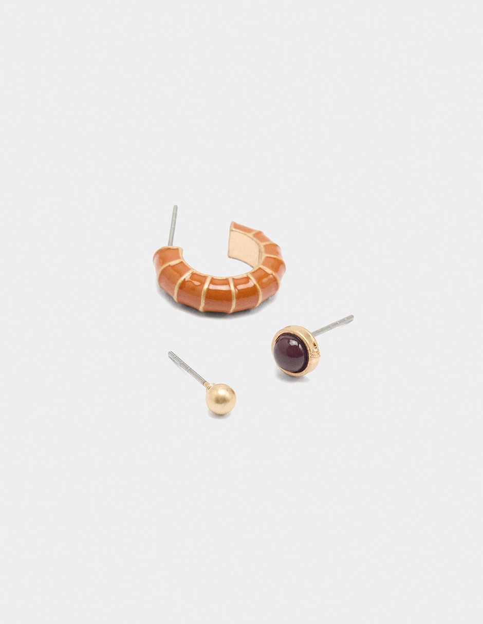 Set de aretes Petals