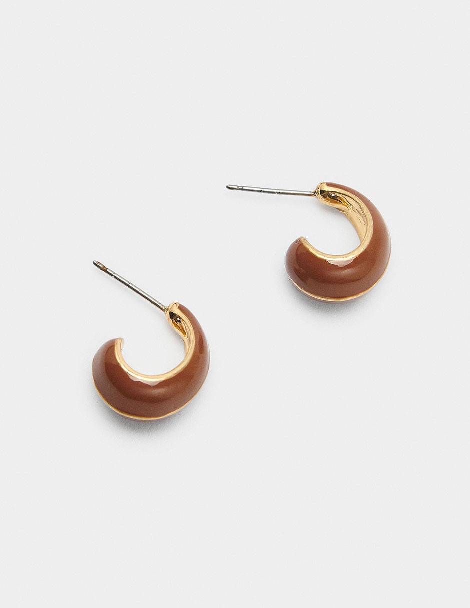 Aretes cortos Parfois Amber