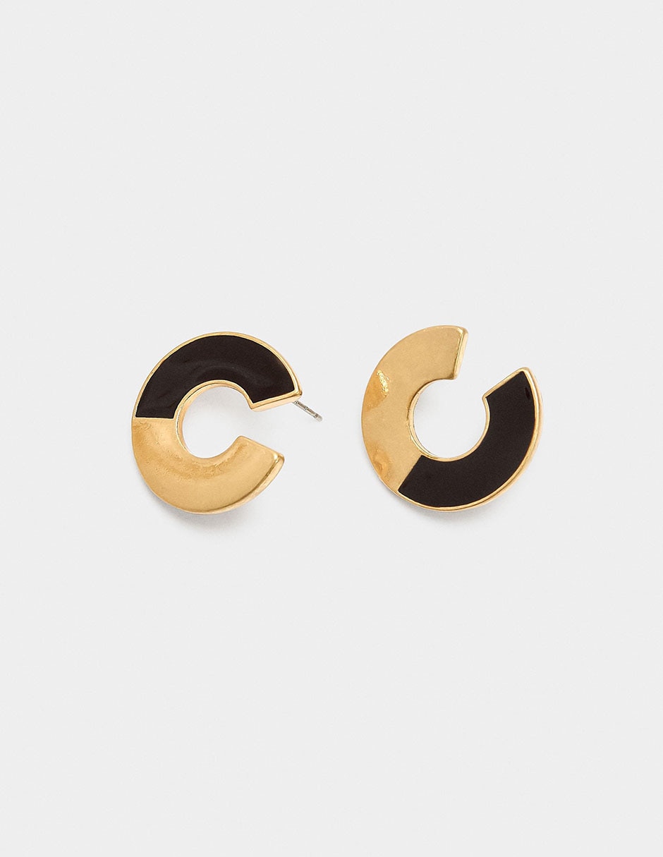 Aretes cortos Parfois Amber