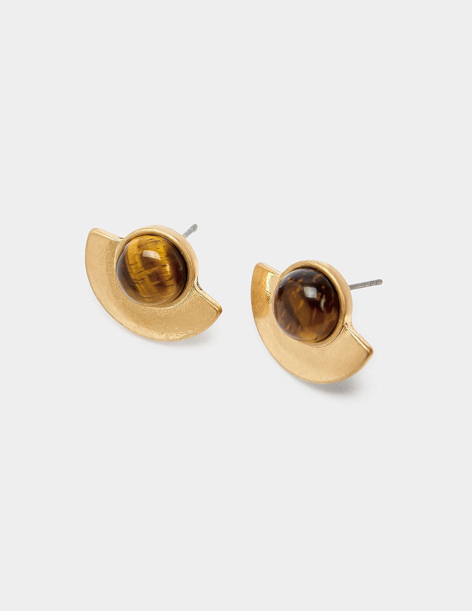 Aretes cortos Parfois Amber