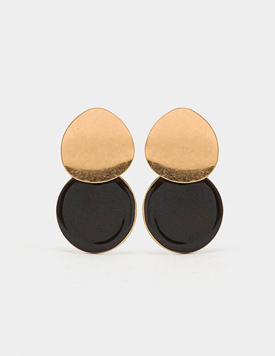 Aretes largos Petals con acabado brillante Aretes largos Petals con acabado brillante