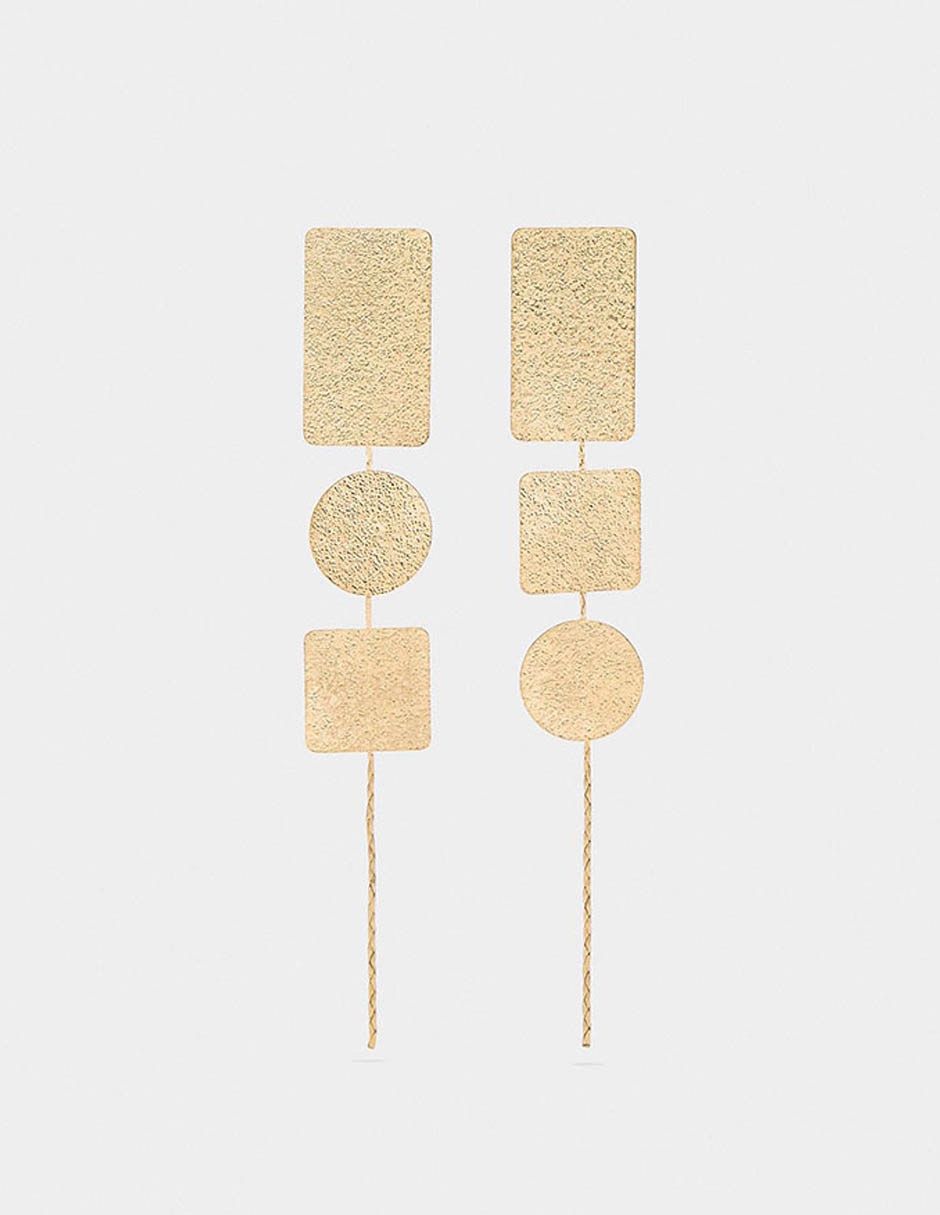 Aretes largos Golden Delicates