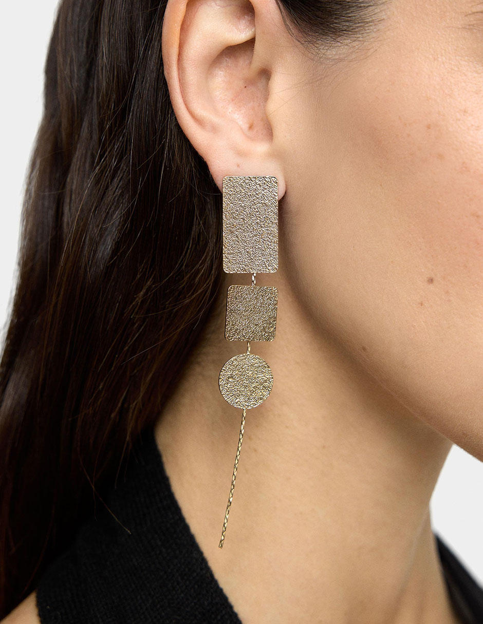 Aretes largos Golden Delicates 2