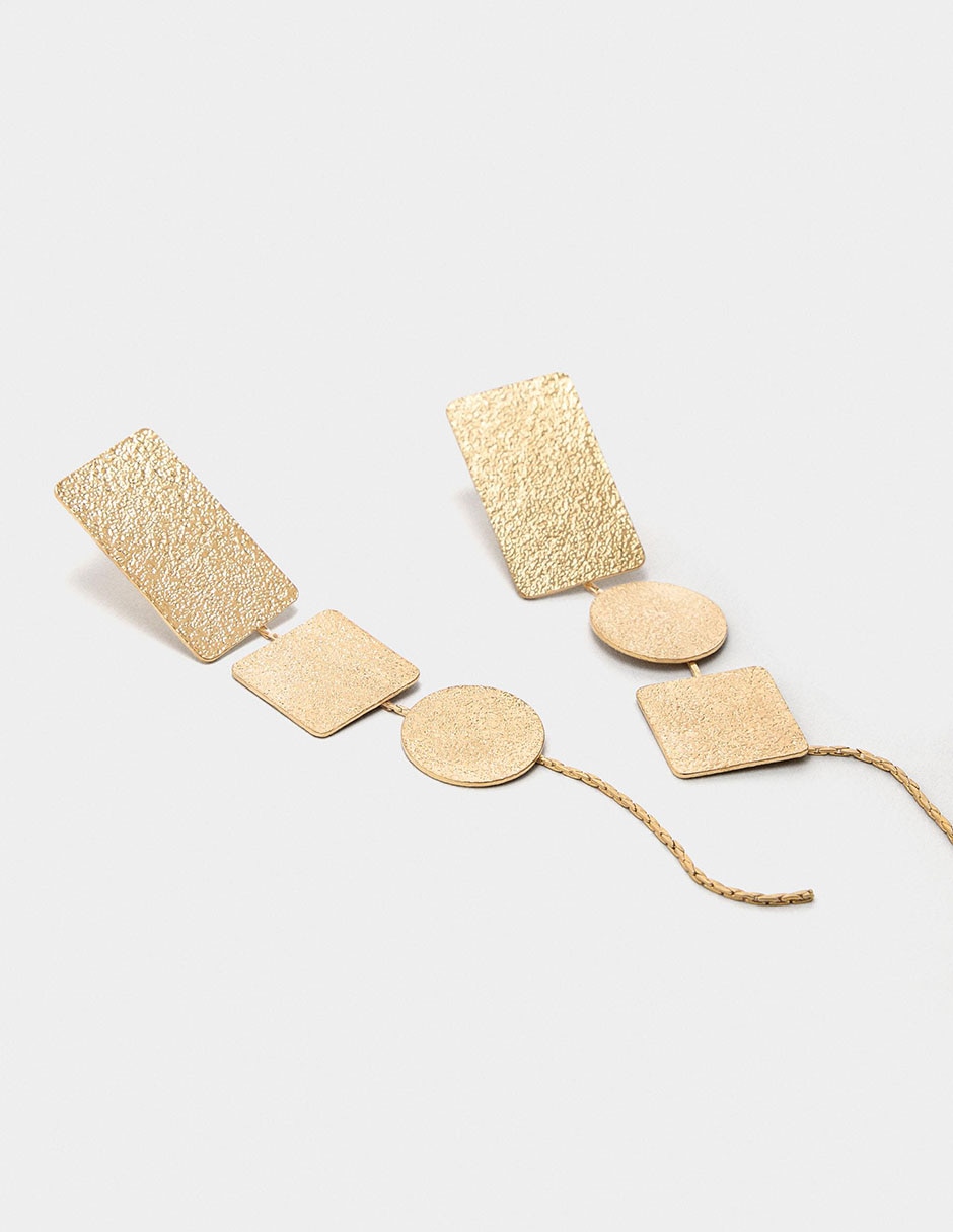 Aretes largos Golden Delicates 3