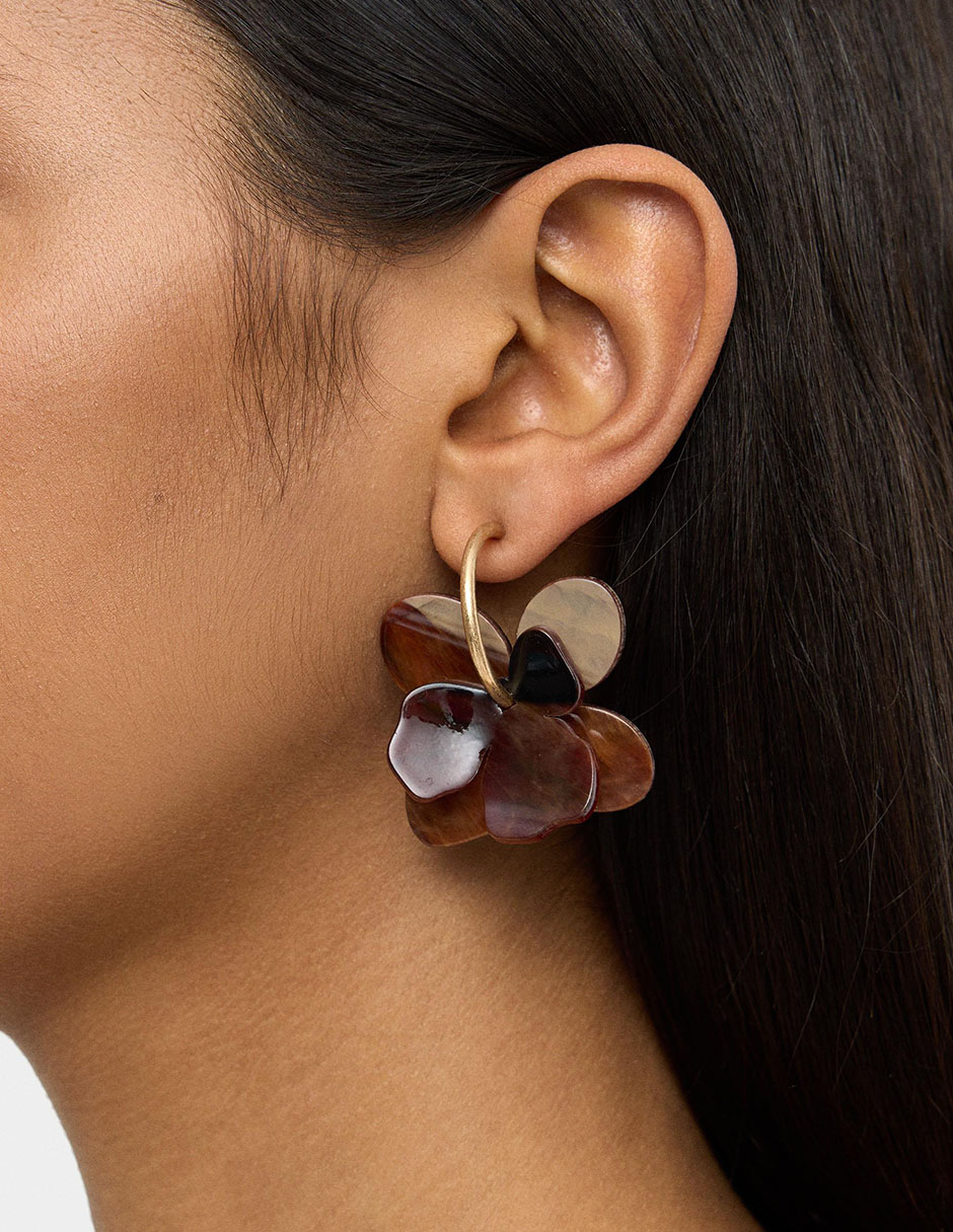 Aretes largos Trend con acabado pulido 4
