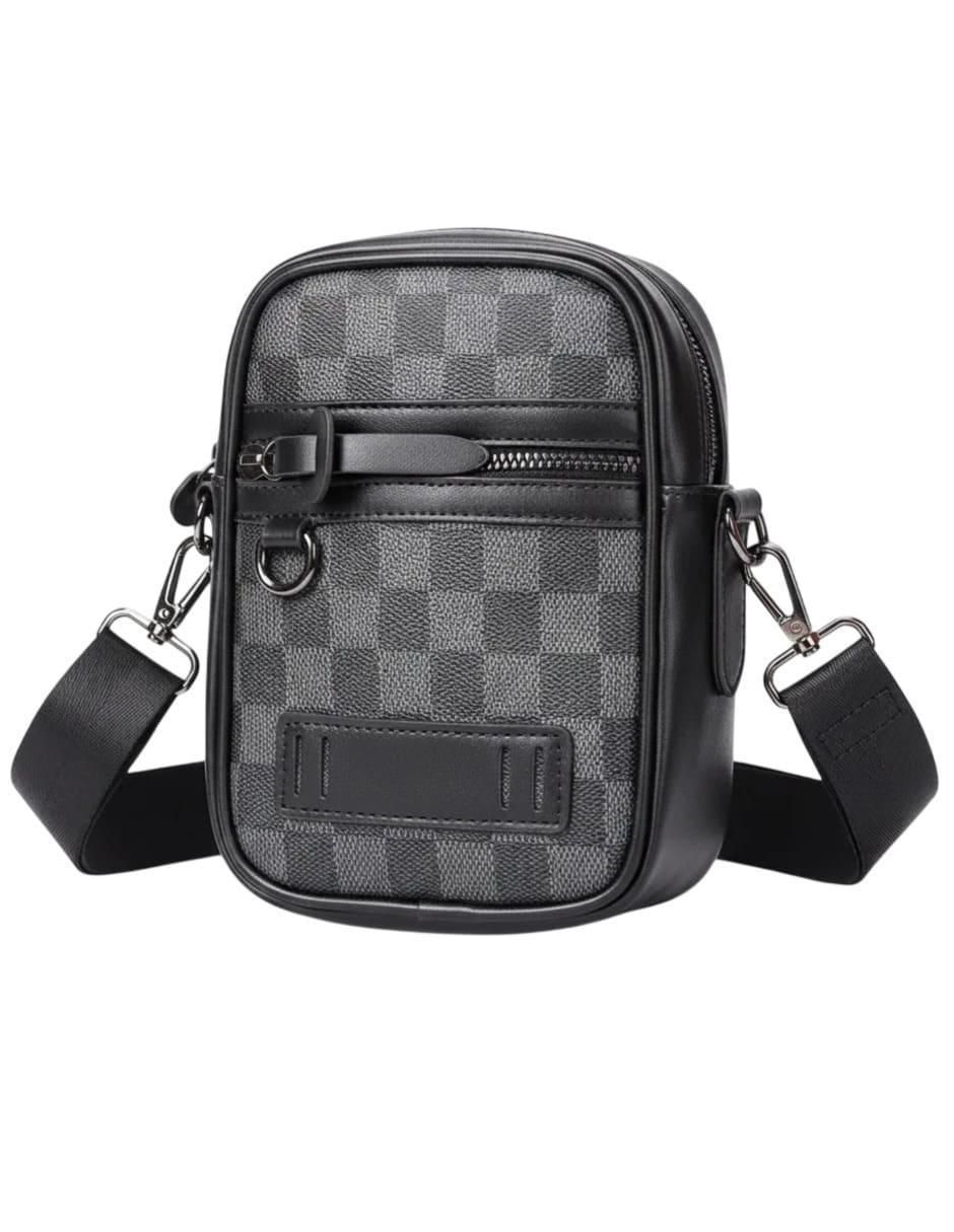 Bolsa bandolera de cuero para hombre