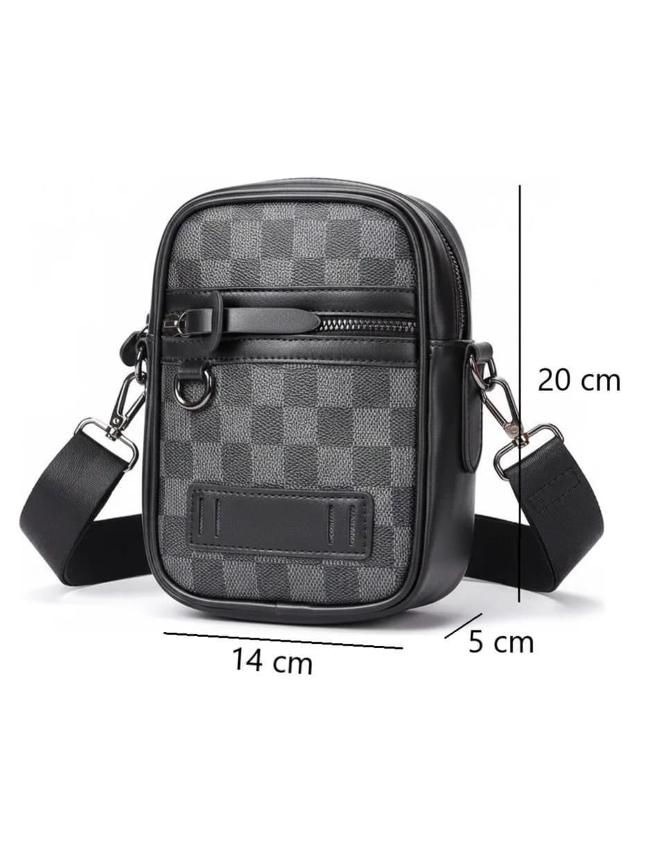 Bolsa bandolera de cuero para hombre 4