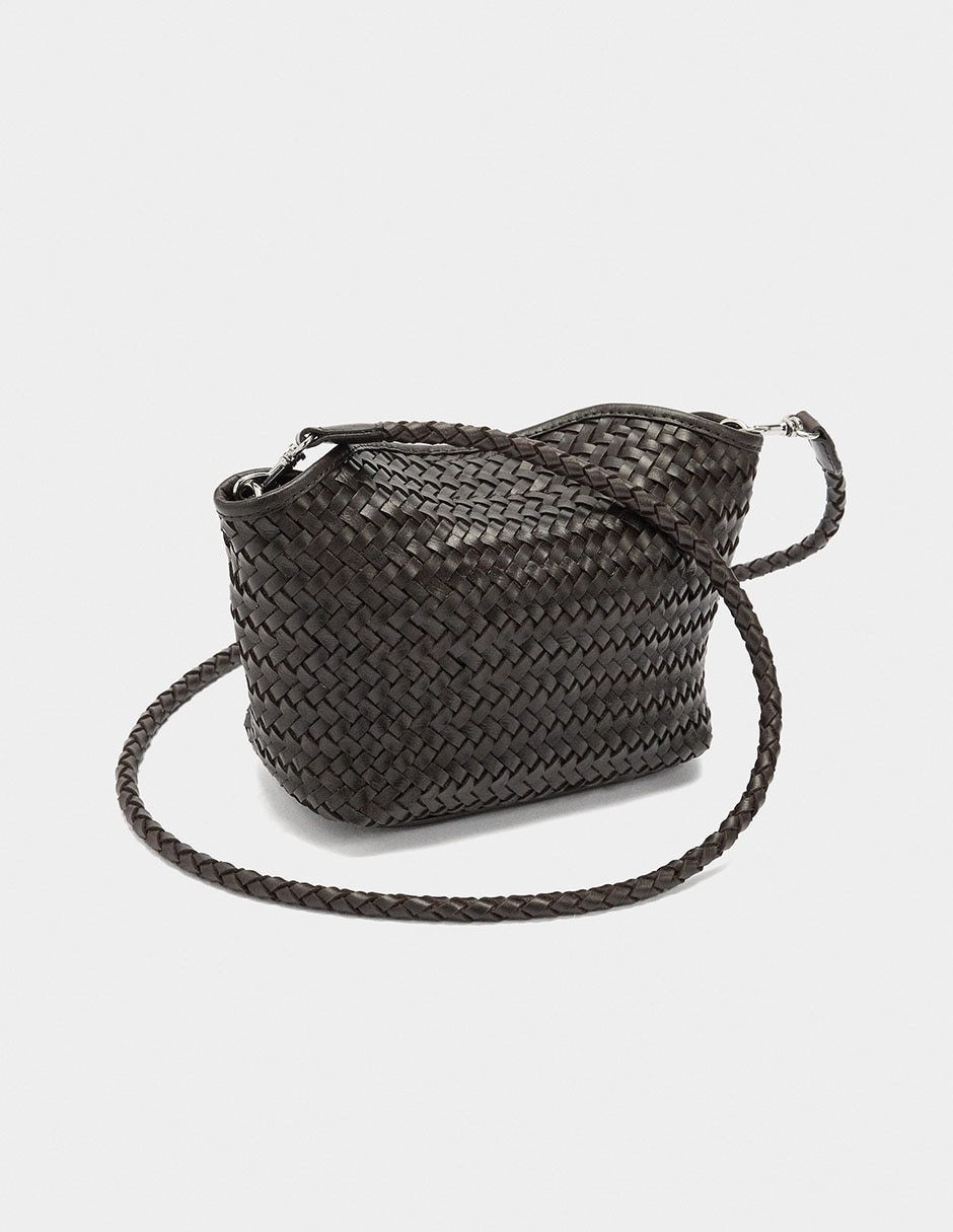 Bolsa crossbody Parfois de cuero para mujer