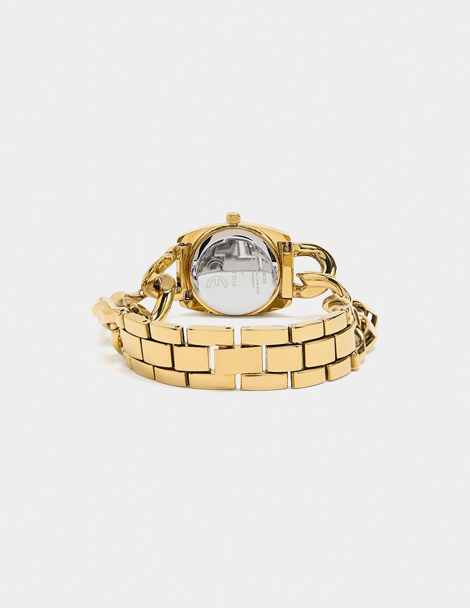 Reloj Parfois Gold Tray para mujer 244484