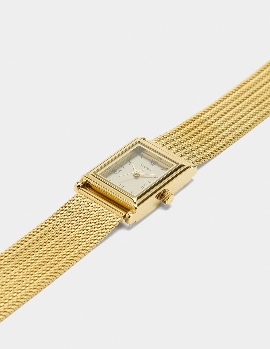 Reloj Parfois Gold Tray para mujer 244550