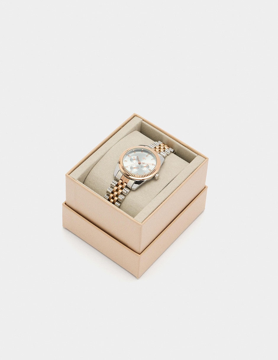 Reloj Parfois Rose Gold Tray para mujer 244510